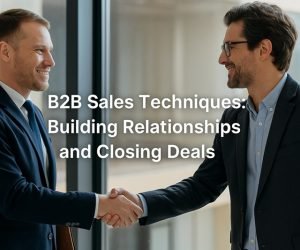 B2B Sales Techniques: Building Relationships and Closing Deals
